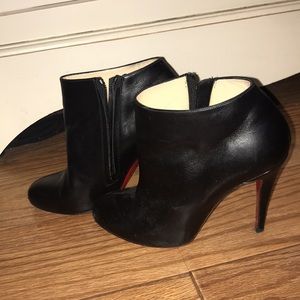 Christian Louboutin black boots 9 1/2